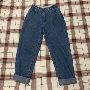 Vintage Lee Original Mom Jeans Sise 8